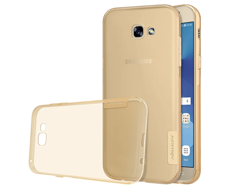 Чехол для samsung Galaxy A5 5,", Чехол для samsung A7 5,7", Чехол NILLKIN, натуральный ТПУ, прозрачный чехол, силиконовая задняя крышка