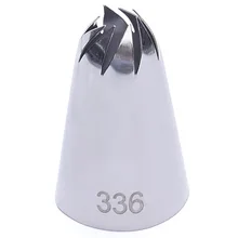 336 большой размер глазурь трубопровод сопло торт крем украшение головы хлебобулочные Кондитерские советы нержавеющая сталь десерт декораторы