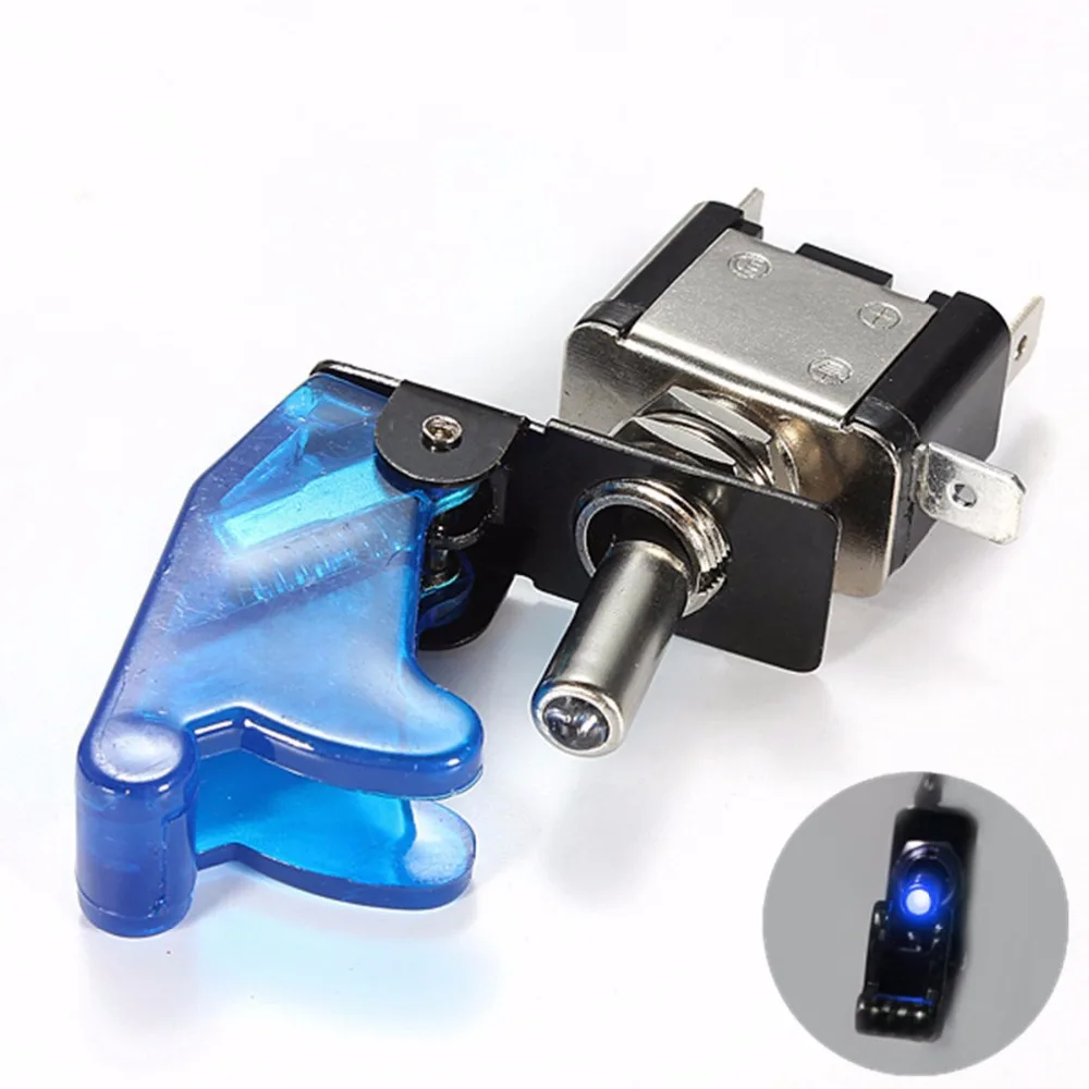12V ILLUMINATO INTERRUTTORE Rocker * VERDE