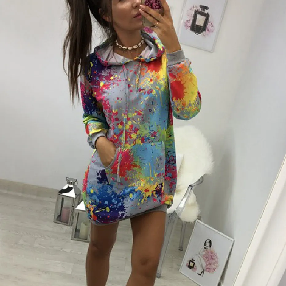 Autumn Print Long Sweatshirt Women Clothes Streetwear Personality Fleece Long Sleeve Pullover Femme Hip Hop Loose Hoodies (8)