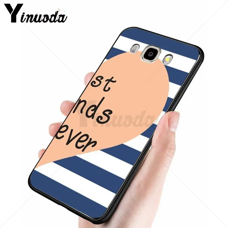 Yinuoda BFF чехол для пары лучшие друзья девчачьи телефона Samsung Galaxy j6plus j7 prime j8 j2 j4plus 2018