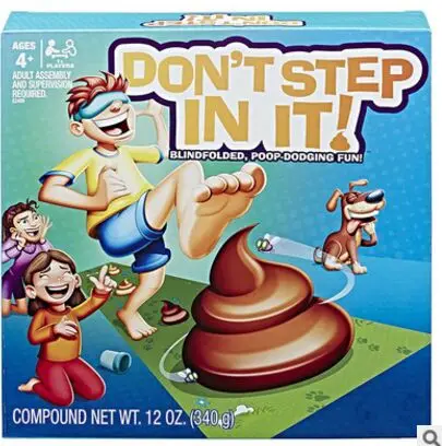 

Don't STEP IN IT Step on the shit Blindfolded game Don't step on the board game