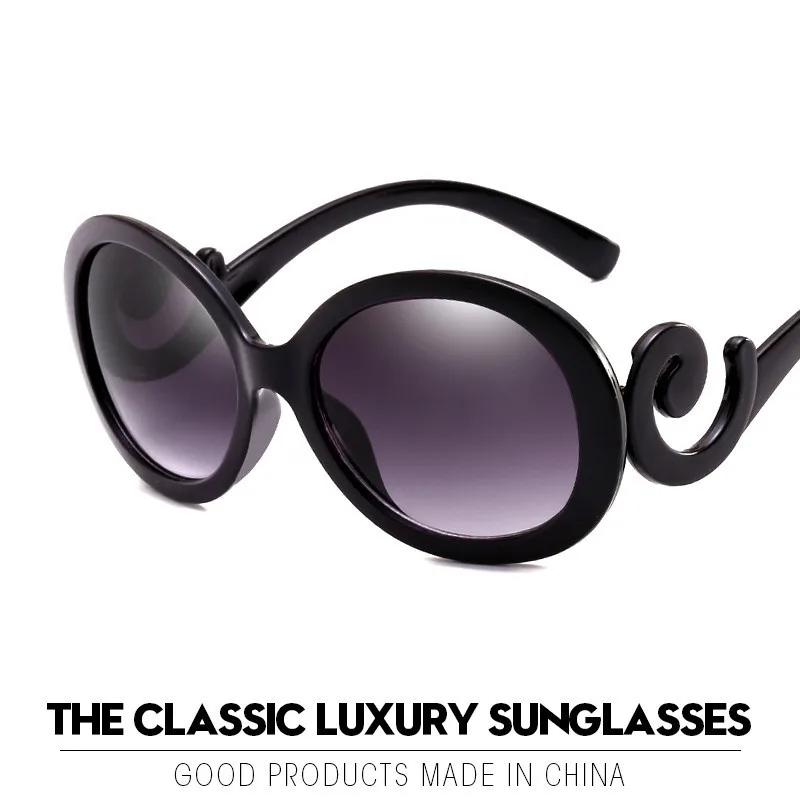 

Oval Brand Designer Sunglasses Women Vintage Eyewear Elegant Ladies Sun Glasses Female Sunglass Oculos De Sol Black White Red
