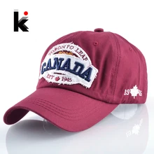 Канада Хлопок бейсболка Повседневная кепка женская кепки буквы-наклейки бейсболки для мужчин и женщин бейсболка козырек