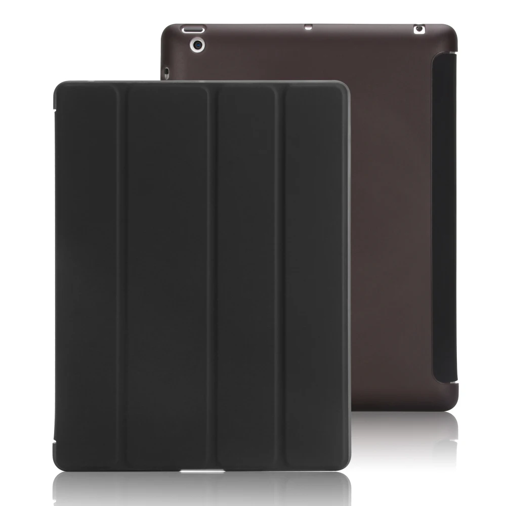 Чехол для Apple iPad 2/3/4 Ultra Slim искусственная кожа флип чехол мягкая Вернуться ТПУ Magentic смарт чехол для iPad 2/3/4 A1430 A1460