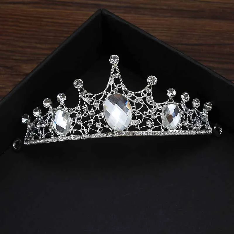 Роскошное прозрачное Кристальное Павлин пышная свадебная корона с расческой со стразами украшение для волос Тиара \ для женщин аксессуары для волос - Окраска металла: tiara