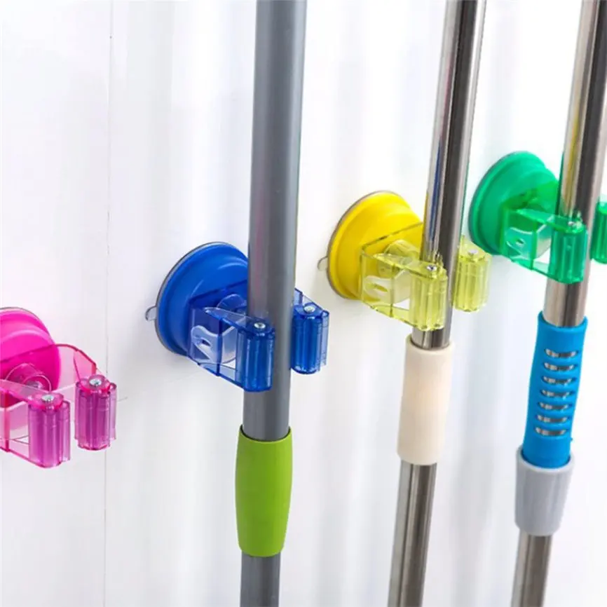 Wall Hooks For Hanging Wall Mounted Mop Organizer Holder Brush Broom