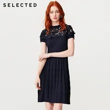 Выбранные Однотонная одежда на шнуровке Slim Fit вязаное платье S | 419146508