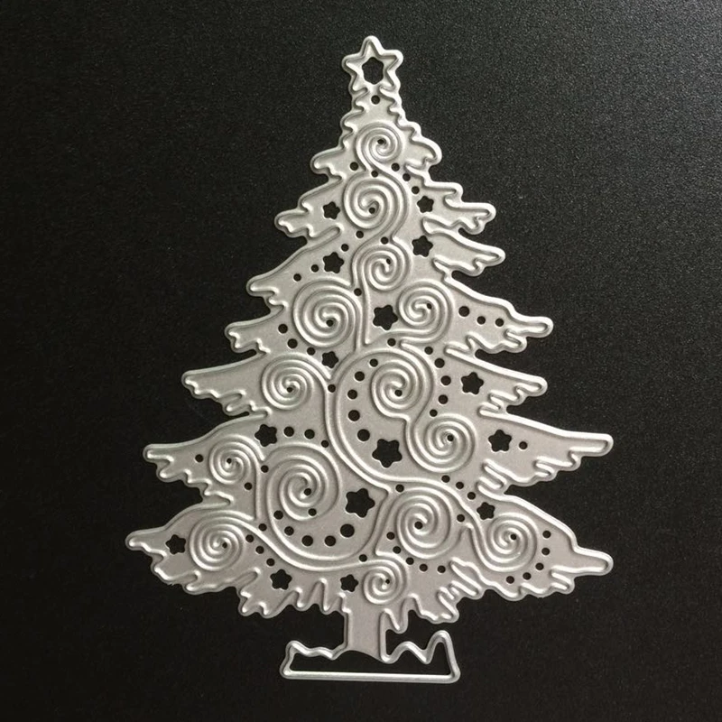 

YLCD1615 Christmas Tree Metal Cutting Dies For Scrapbooking Stencils DIY Cards Album Decoration Embossing Folder Die Cutter Tool