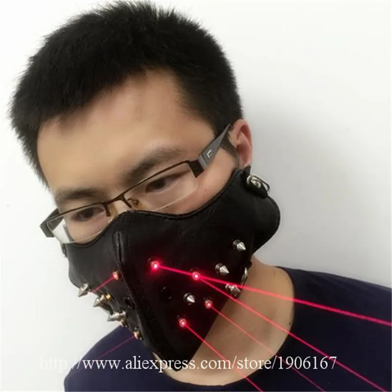 Laserman show red party mask03