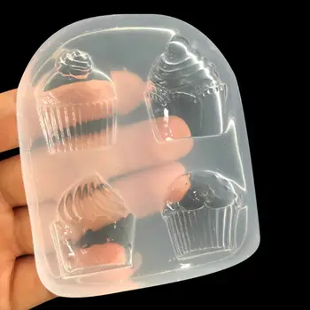 

Cute Cake Cup Pendant DIY Silicone Mold Resin Casting Craft Jewelry Making Tools