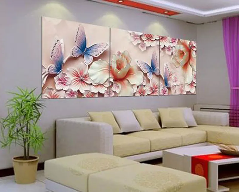 Картины на холсте, картины для украшения дома, настенные картины для гостиной, модульная Орхидея, настенная живопись, цветок, без рамки - Цвет: painting 10