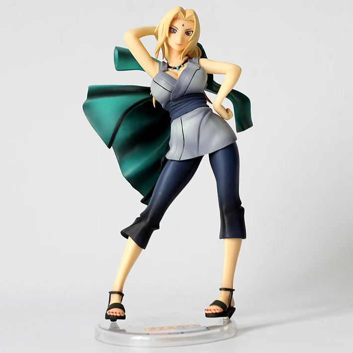 Anime Naruto Tsunade PVC Action Figure Collectible Model doll toy 21cm