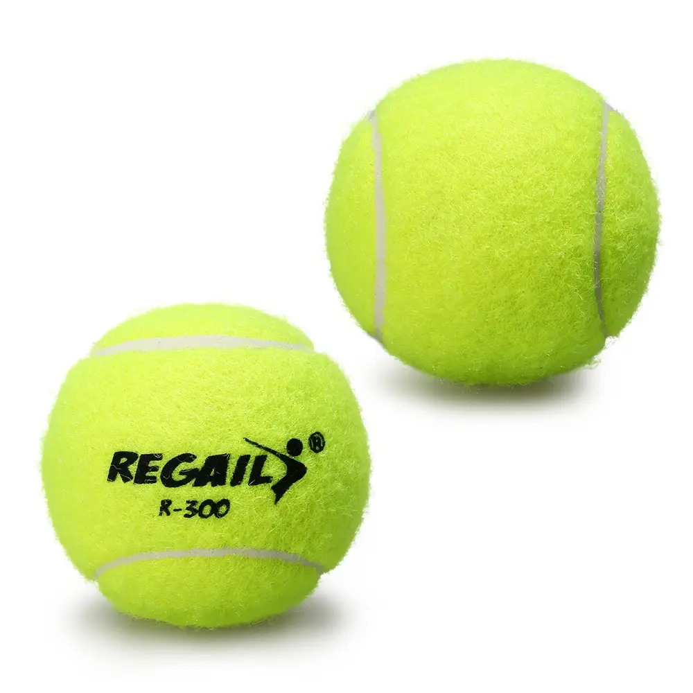 6 Pcs Rubber Tennis Ball Training Practice Tennis Balls Durable Practice Ball for School Club Competition Exercises
