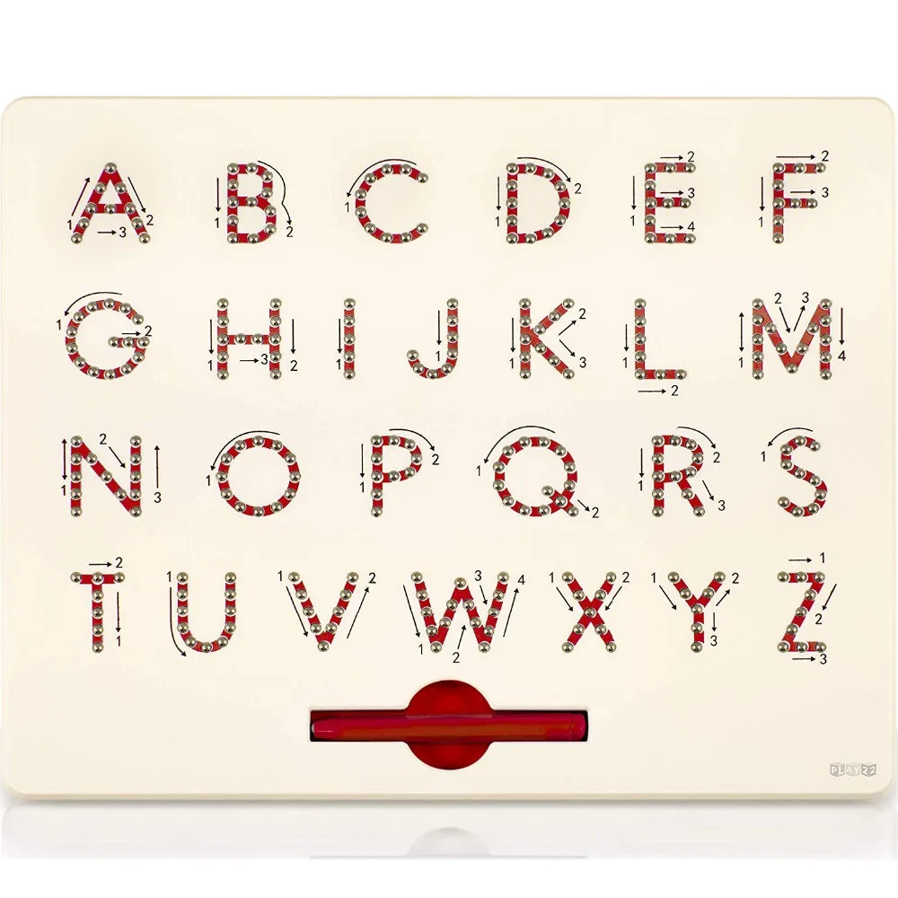 Магнитная алфавитная доска для рисования рисунок с магнитной ручкой обучающие игрушки для детей 26 букв Paintting доска игра