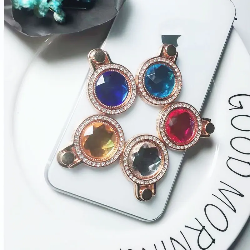 Luxury Metal Gem General Phone finger ring holder stand for iPhone X 7 6 plus Samsung Xiaomi Smartphone Tablet plain bague Luxury Metal Gem General Phone finger ring holder stand for iPhone X 7 6 plus Samsung Xiaomi Smartphone Tablet plain bague