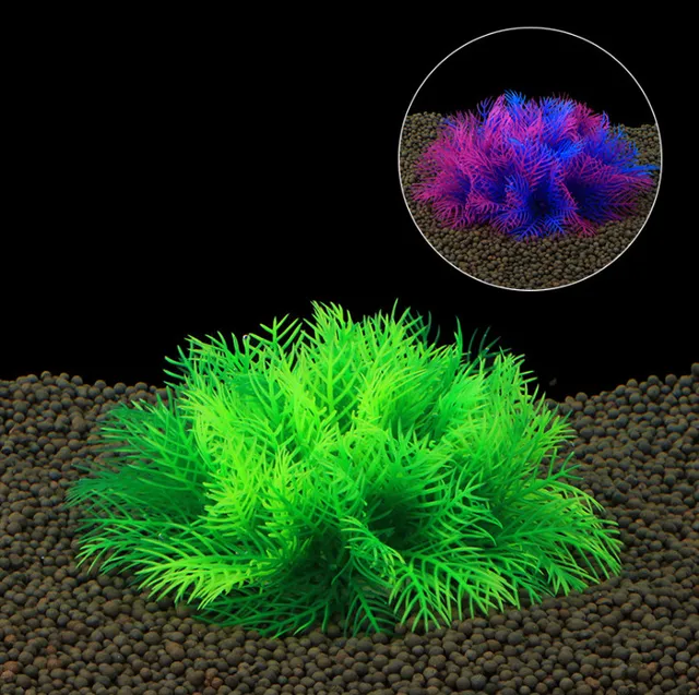 artificial plastic aquarium plants fish tank ornament decoration for