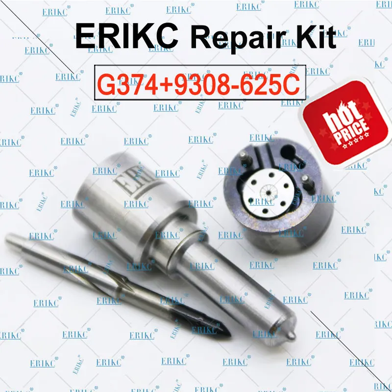 ERIKC сопло L374 G374 клапан 9308-625C дизельный инжектор оверхуал наборы 7135-583 для Ssangyong Actyon Rodius EMBR00301D A6710170121 - Цвет: G374 and 9308-625C