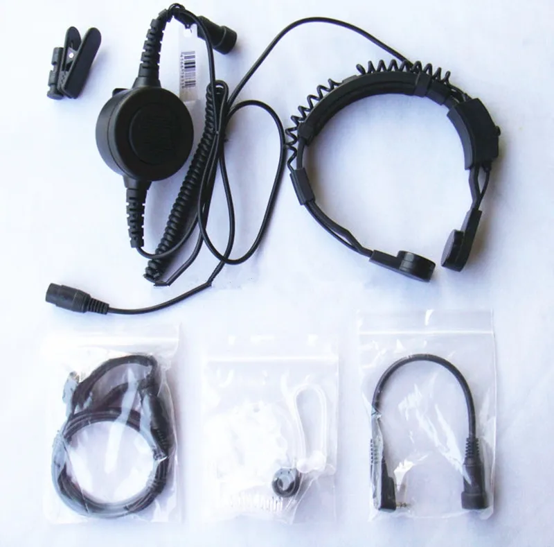 OPPXUN для Kenwood Baofeng UV5R UV82 поле горло проводящий Тактический гарнитуры большой PTT высоким горлом пшеницы локомотив