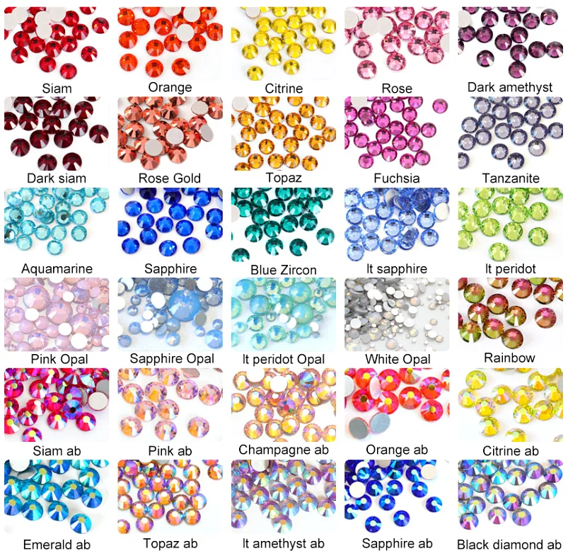 non hot fix rhinestones