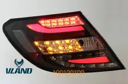 VLAND № для автомобилей фонарь для W204 светодиодный фонарь 2007-2010 для C200 задний фонарь с DRL + обратный + тормоз
