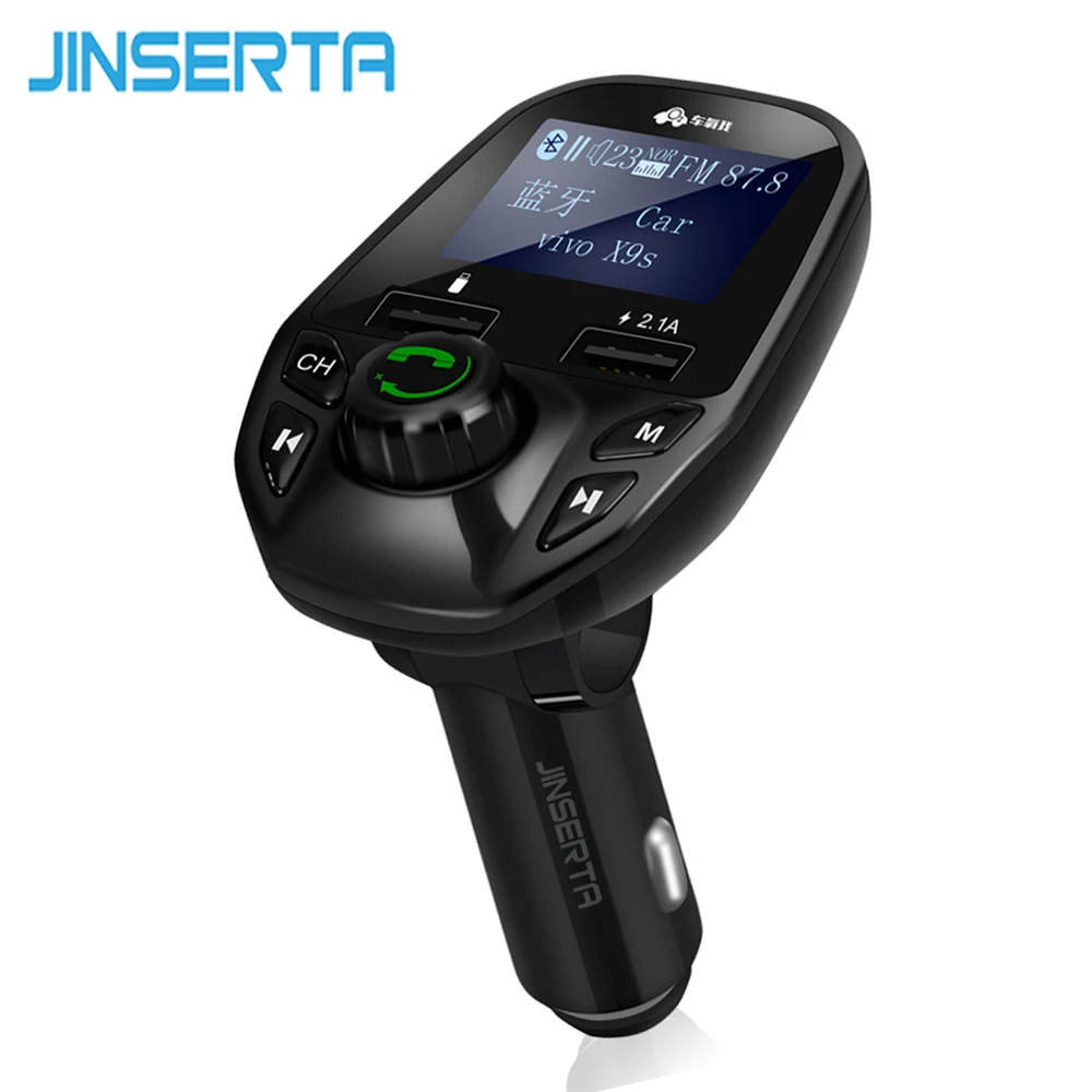 JINSERTA Large Screen Car Kit MP3 Player USB flash Adatper