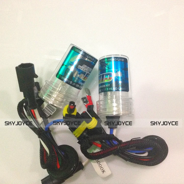 2Xhid xenonbulb H3C керамики xenonhid лампы 30000K 3000K золото желтый 12V 35W металлический держатель