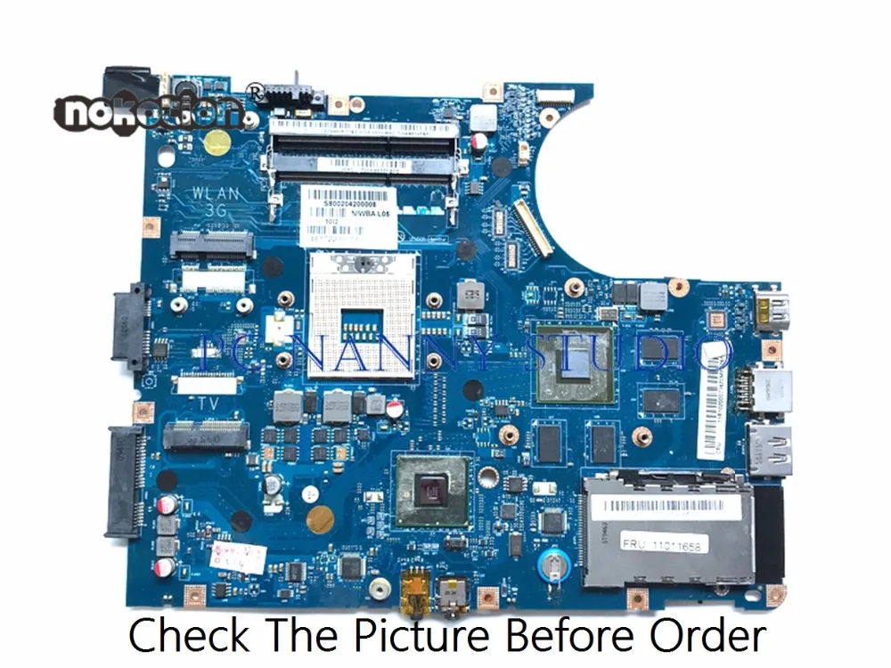 Материнская плата PANANNY для Lenovo Y550 Y550P материнская ноутбука DDR3 HM55 только I3 I5