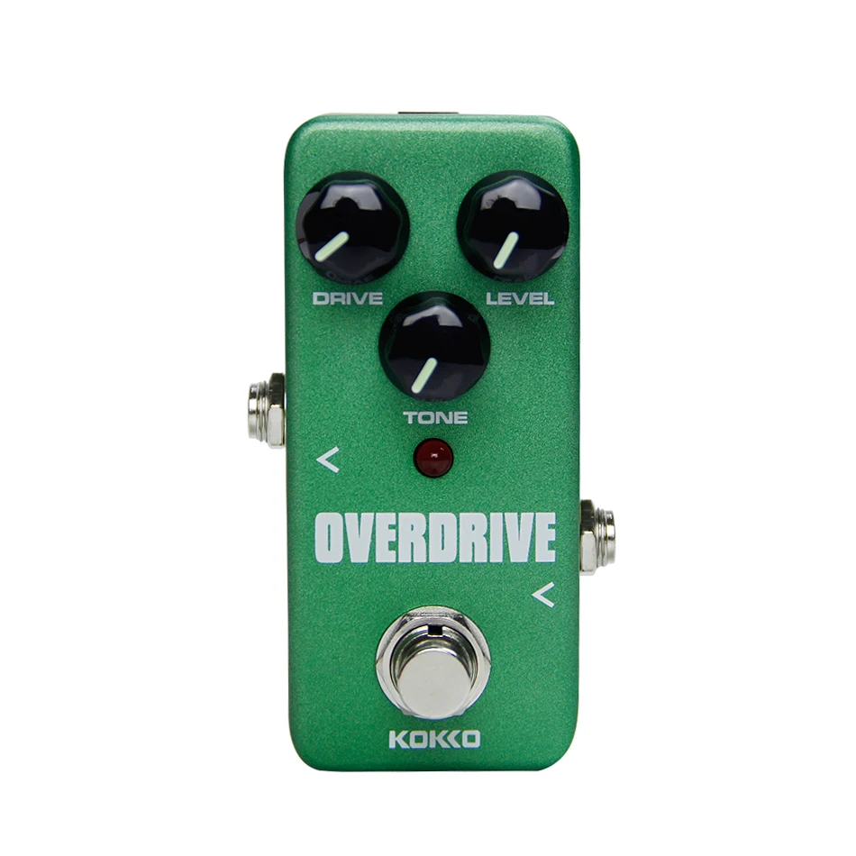 Mini pedal de overdrive portátil pedal efeito
