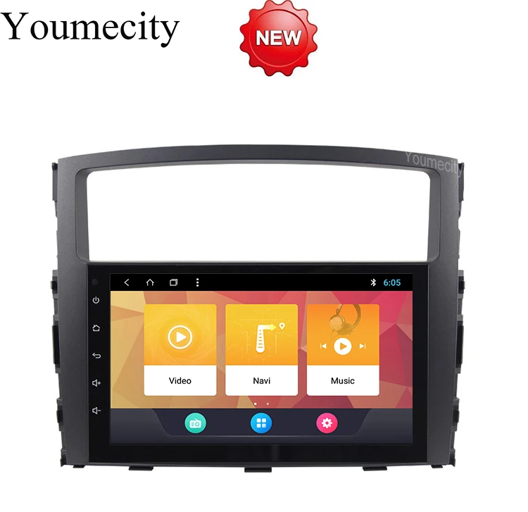 Flash Deal 9 inch Android 8.1 Octa 8 Core 2G RAM 32G ROM Car DVD Player for Mitsubishi Pajero V97 2007-2015 Radio GPS Navigation BT WIFI 4
