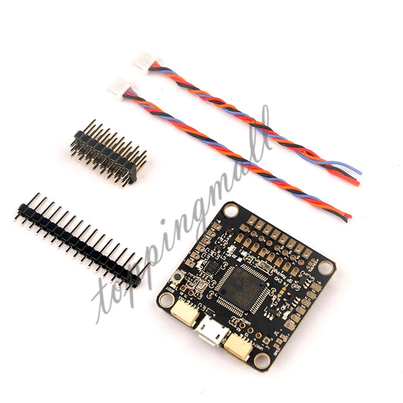 SP Racing F4 EVO Flight Controller 2 6S Built in BEC Barometer Voltage Sensor FC for