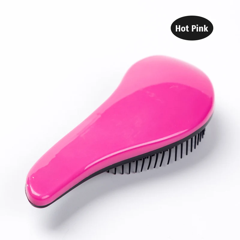 Diamond Magic Handle Ionic Tangle Hair Brush 11 Colors Professional Hair Comb For Salon Styling Hot Combs Hair Styling Tools - Цвет: 02