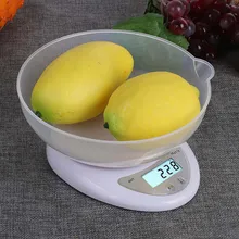 Báscula Digital de cocina de 5kg/1g, báscula electrónica para pesar alimentos, dieta saludable, báscula de precisión de alta calidad, báscula de joyería