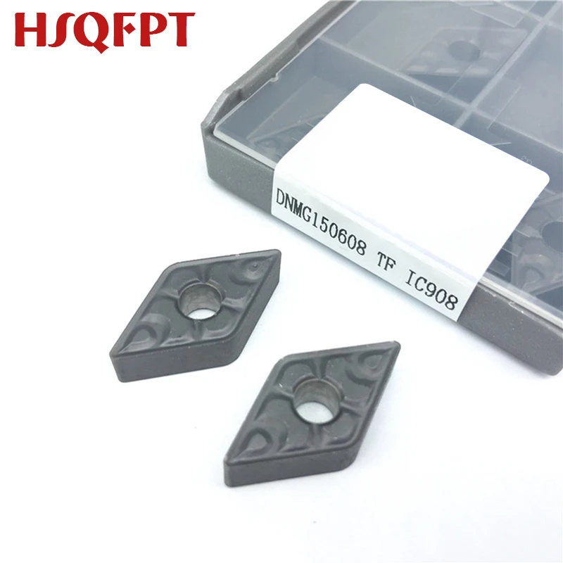 10 шт. DNMG150604 DNMG150608 TF IC907/IC908 внешние токарные инструменты твердосплавные вставки токарный станок резец инструмент токарный Iscar Поворотная вставка