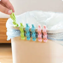 Hoomall 6 шт./лот практичный Домашний Органайзер зажим для мусорного ведра мешок зажим для мусорного ведра мешки для мусора нескользящий зажим для мусорного бака