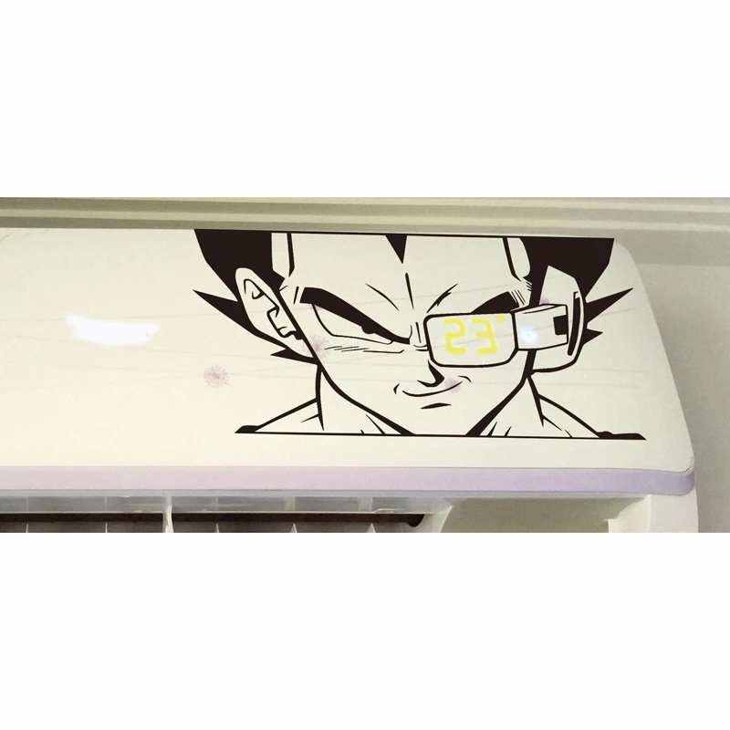 

3d dragon ball air-conditioning wall stickers home decor removable vinyl anime wall decals for kids rooms