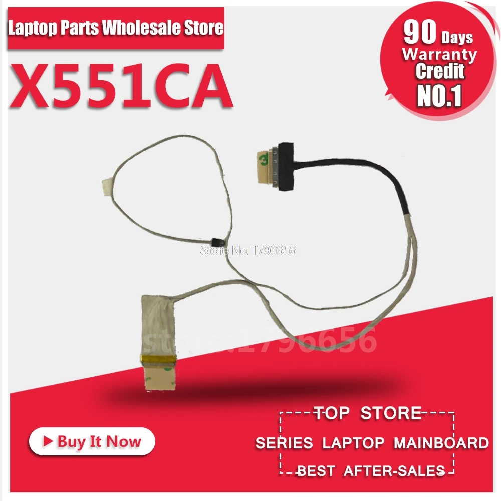 Новый ноутбук ЖК экран видео кабель для For Asus F551C F551CA X551M X551MA X551C X551CA гибкий X553MA X553M