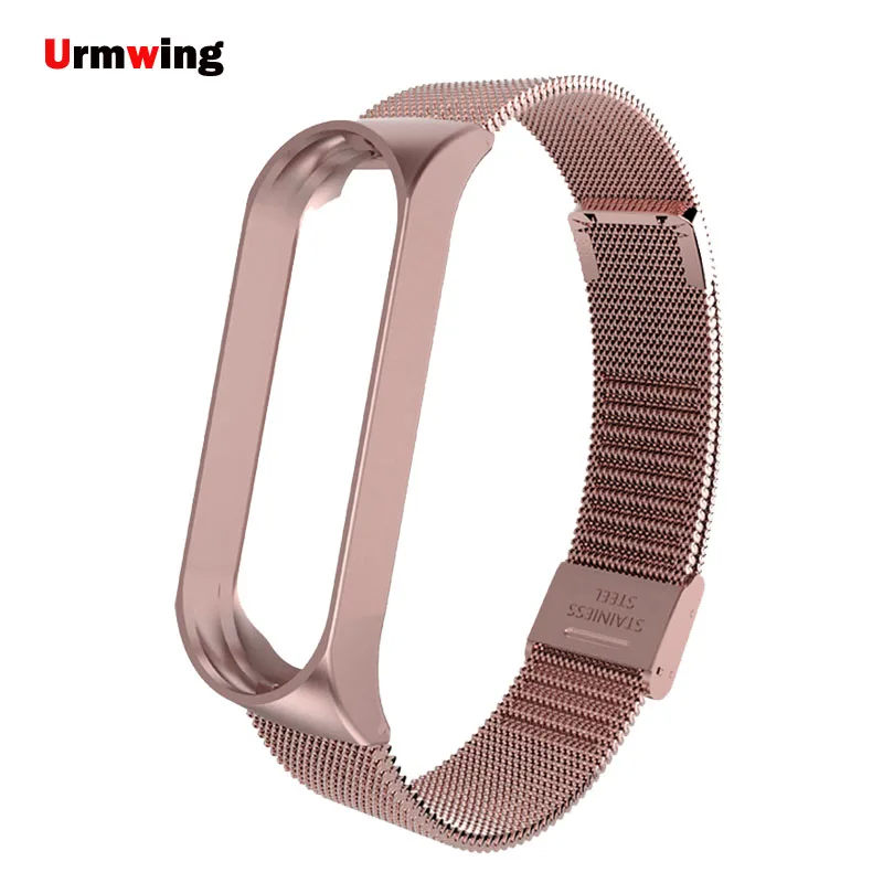 

Replacement Mi Band Strap Metal Strap for Mi band 4 Mi Band 3 Smart Band Strap for Xiaomi Mi Band 4 Smart Bracelet Accessories