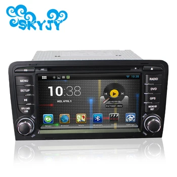 

Android 8.1 HD Auto Car GPS for Audi A3 Year 2003-2011 DVD Player Dual Core 7 Inch 2 Din with Free 8GB GPS Card 2017 New Sale