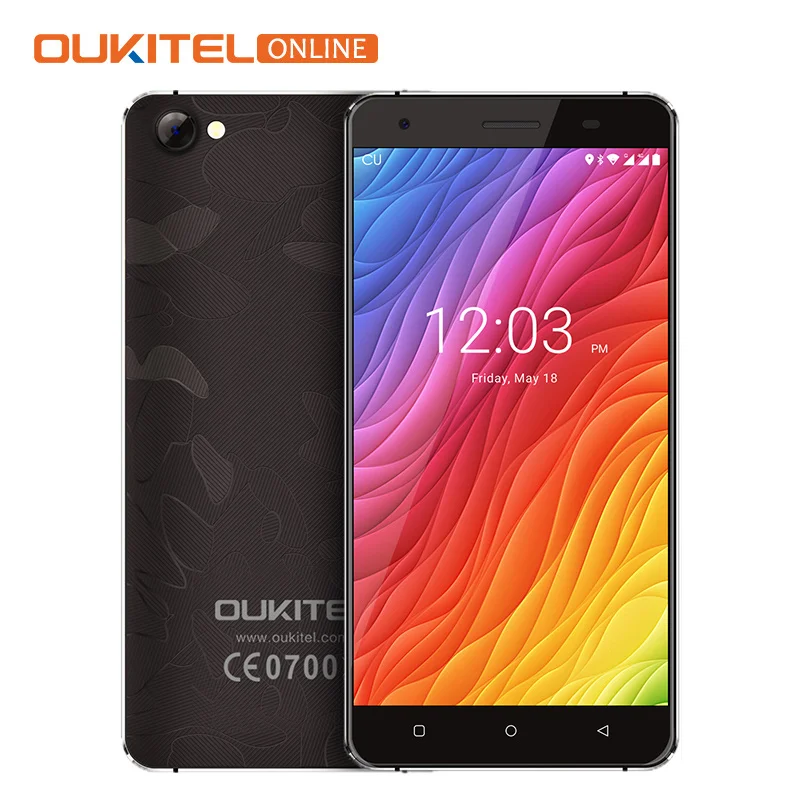 Oukitel C5 Pro Android 6 0 MT6737 четыре ядра 5 дюйма телефона 2 ГБ Оперативная память 16