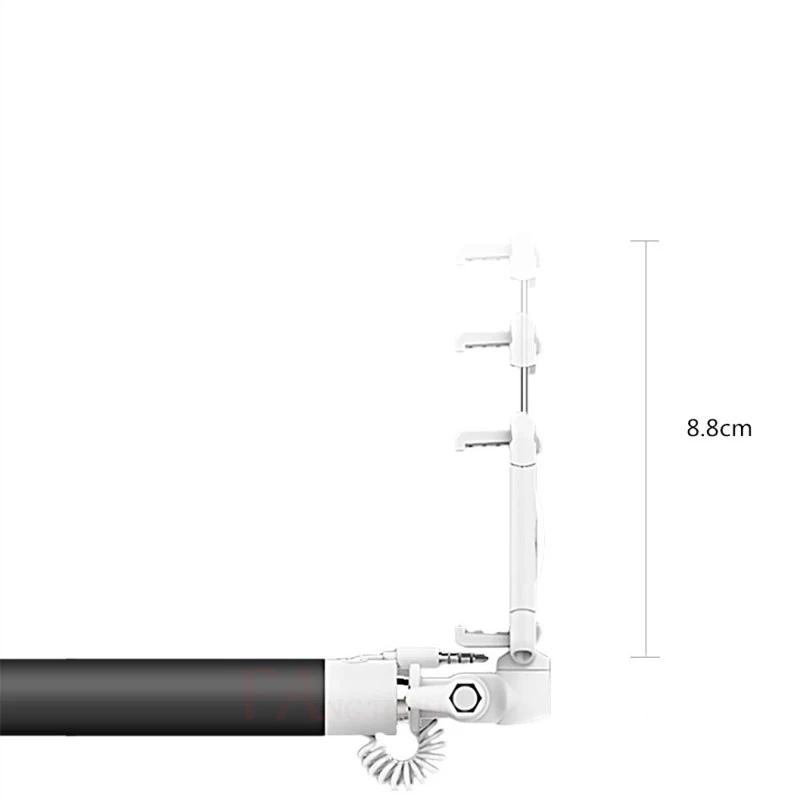 Универсальная мини селфи-палка для iPhone, Xiaomi, huawei, samsung, sony, мобильный телефон, складной штатив, зеркальные Проводные селфи-палки, Новинка