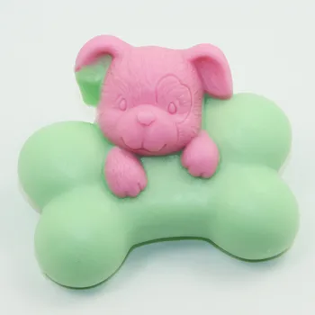 

3D Bone Shaped Dog Silicone Soap Mold Fondant Cake Decoration Animal mold
