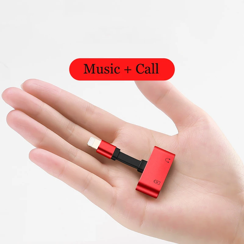 Suntaiho for lighting Adapter Headphone Adapter 2 in 1 for iPhone 7 8 Plus X Charger Splitter Adapter for lighting Dual 8pin
