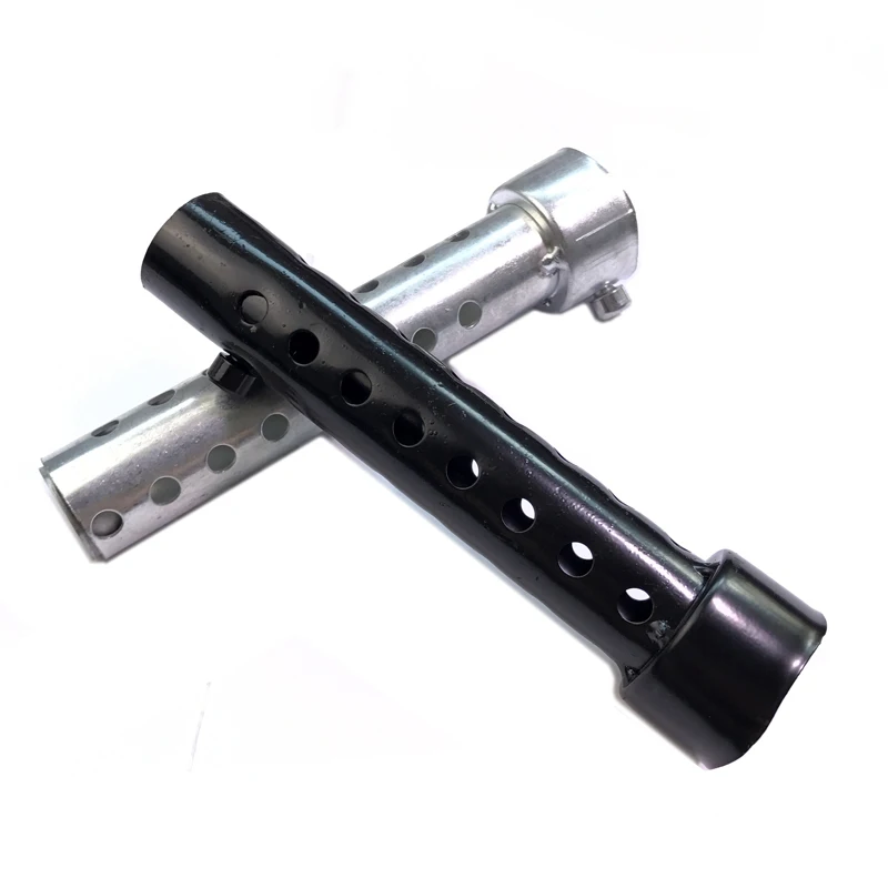 New 1 Pc Universal Motorcycle 35mm 140mm Adjustable Exhaust Can Muffler