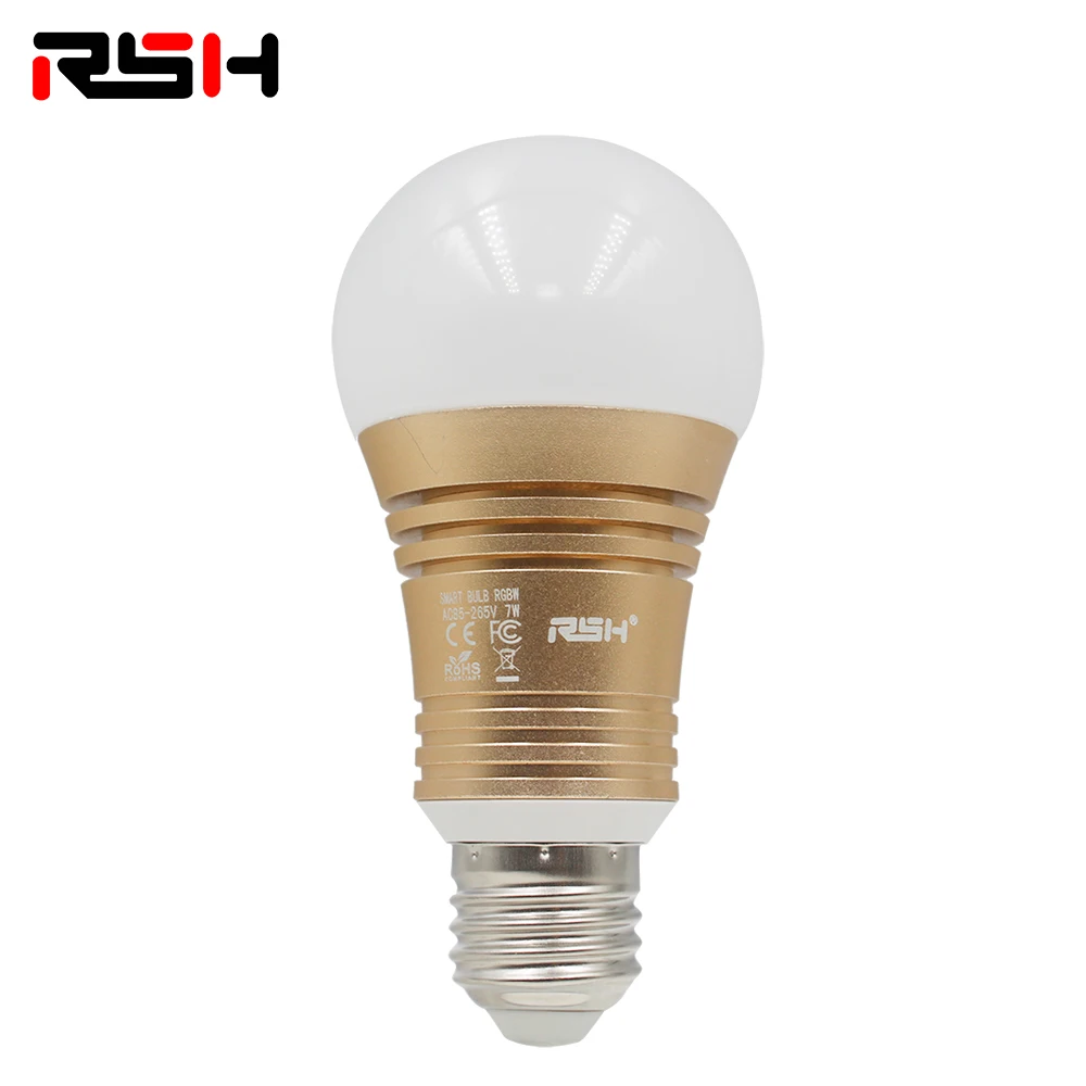 1 Умная WiFi лампа накаливания LED Lights7W RGB Волшебные лампочки E26 Wake Up лампы совместимы