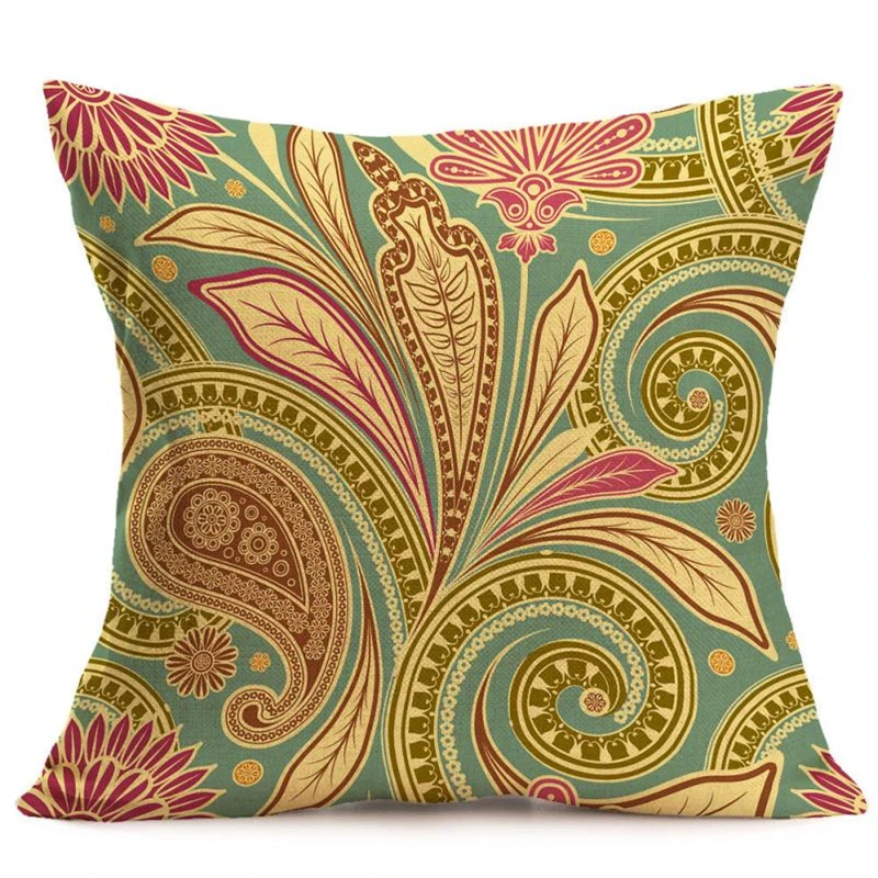 New Bohemian Pattern Throw Pillow Cover Car Cushion Cover Pillowcase Home Decor03