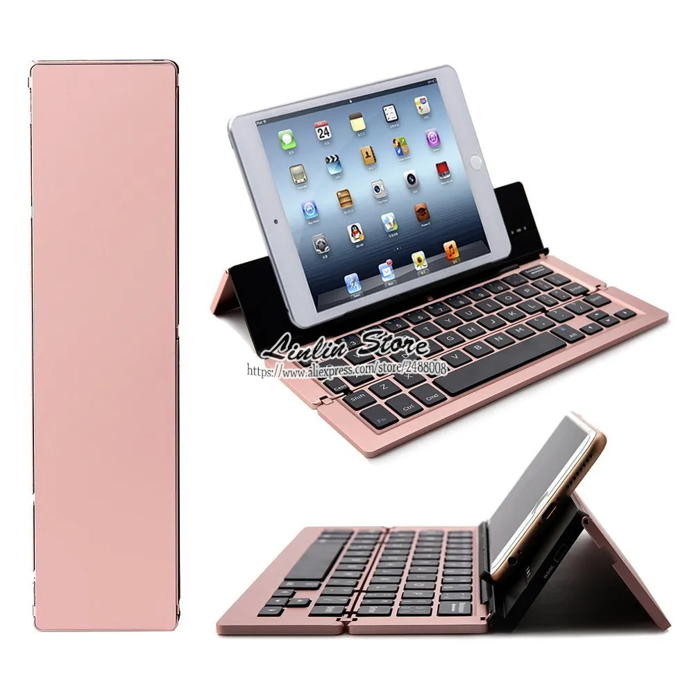 

Foldable Pocket Ultra-Slim Universal Bluetooth Keyboard for iPhone 5 5S SE 6 6S 7 Plus / iPad Mini 1 2 3 4 /iPad 2 3 4 Air Pro