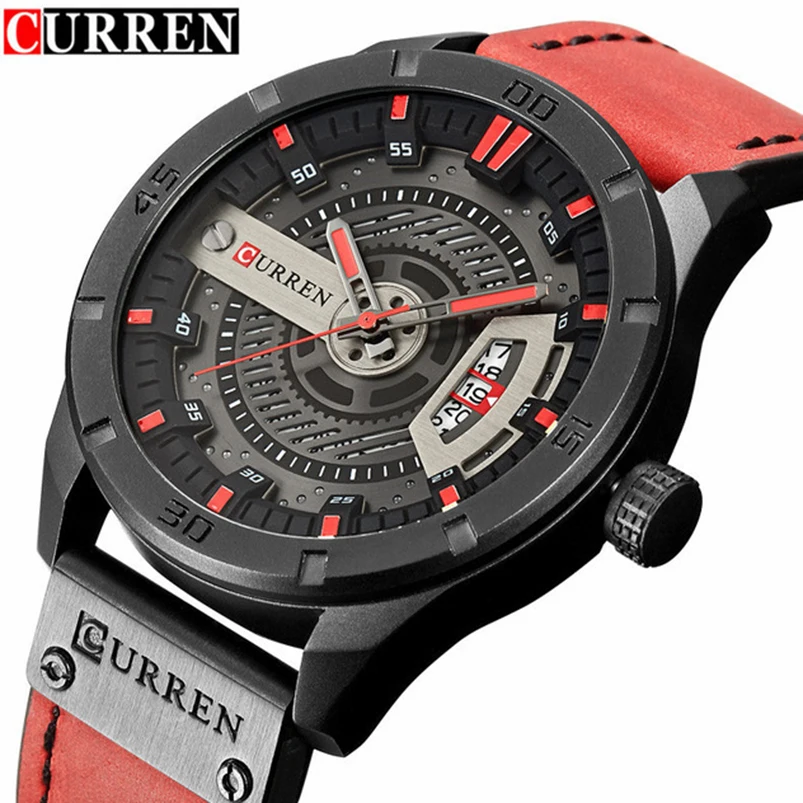 

Mens Watches Curren Brand Luxury Waterproof Sport Quartz Watch Dropshipping Fashion Men Date Wristwatch Male Clock Relogio 8301