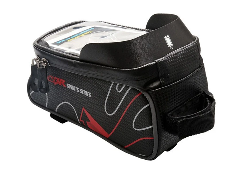 Водонепроницаемая велосипедная сумка на переднюю трубу, 6 дюймов, сумка для телефона с сенсорным экраном, сумка для горной дороги, велосипедная сумка на переднюю трубу, велосипедная сумка на седло