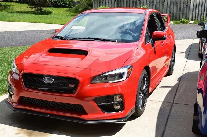 2015-2016 Subaru Impreza VAB VAF WRX STI VAQ S4 STI-Style Front Lip Under Spoiler CF (7)